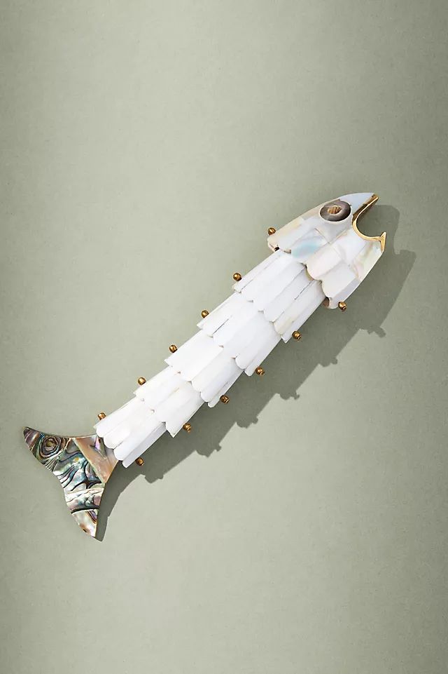 Mother-of-Pearl Fish Bottle Opener | Anthropologie (US)