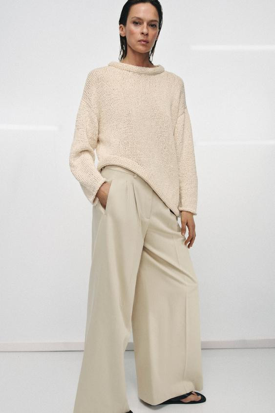 ASYMMETRIC KNIT JUMPER | Zara US