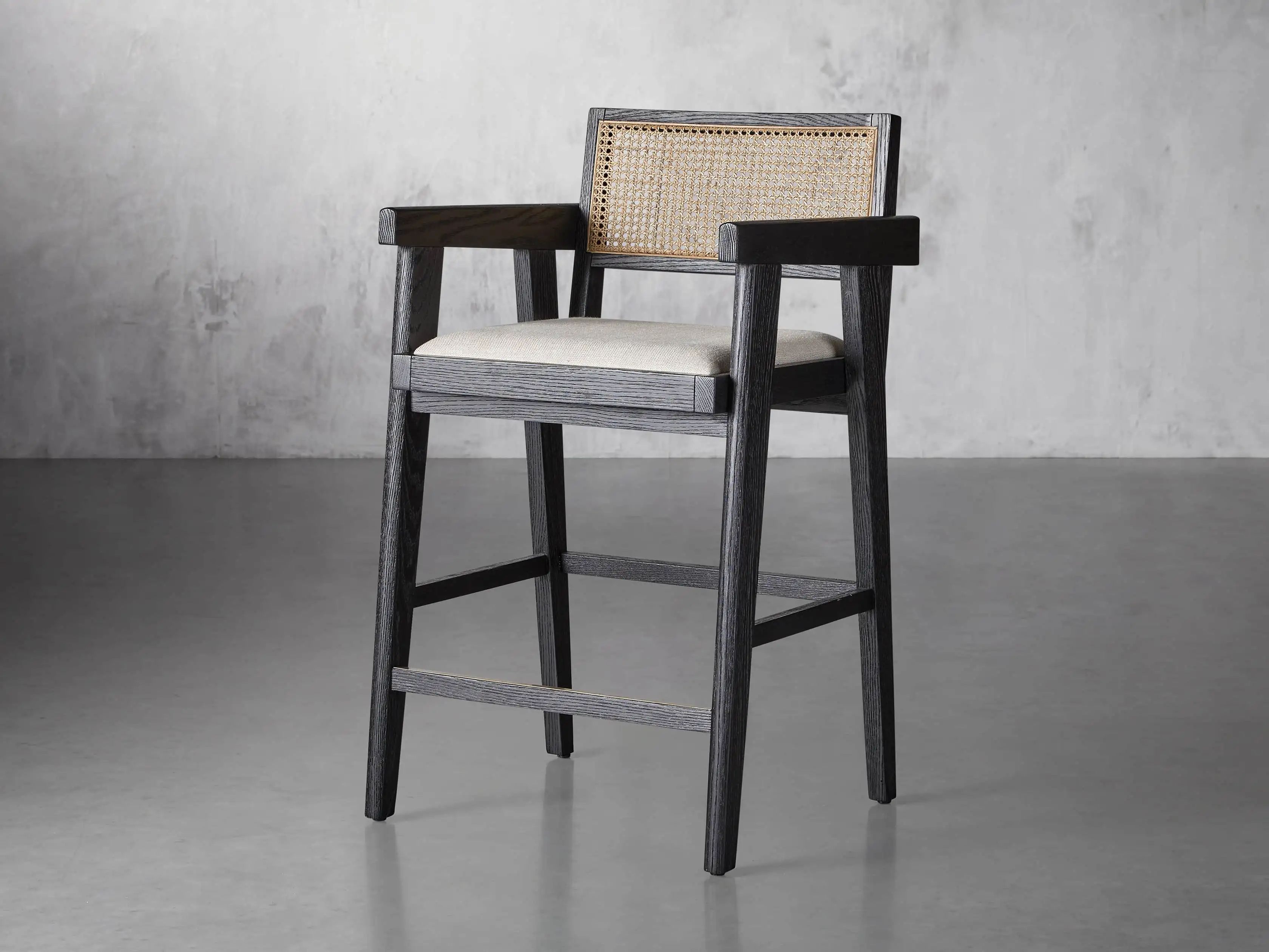 Kroy Cane Back Counter Stool | Arhaus | Arhaus