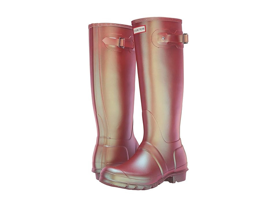 Hunter Original Tall Nebula (Carousel Orange) Women's Rain Boots | Zappos