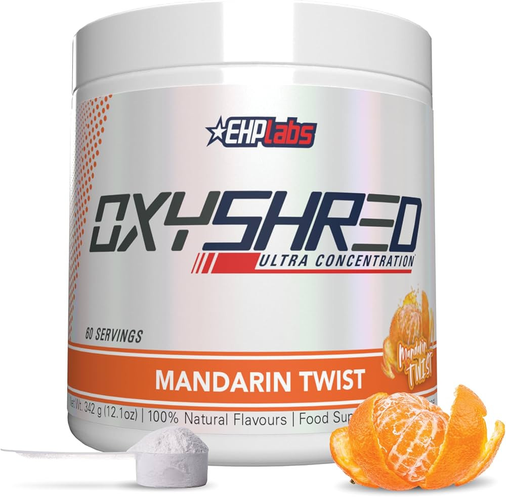 EHP Labs OxyShred Pre Workout Powder - Preworkout Powder with L Glutamine & Acetyl L Carnitine, E... | Amazon (US)