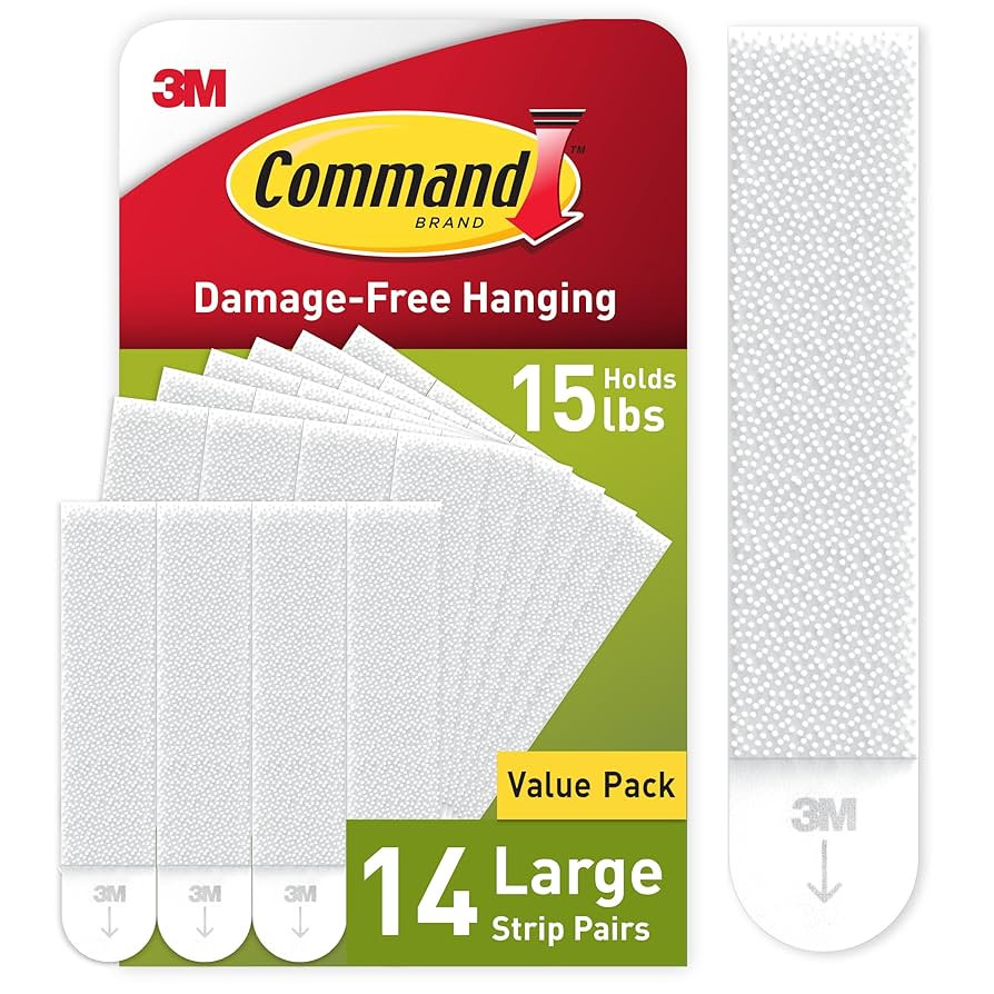 Command 15 lb Large Picture Hanging Strips 14 Pairs (28 Command Strips), Damage-Free Hanging Pict... | Amazon (US)
