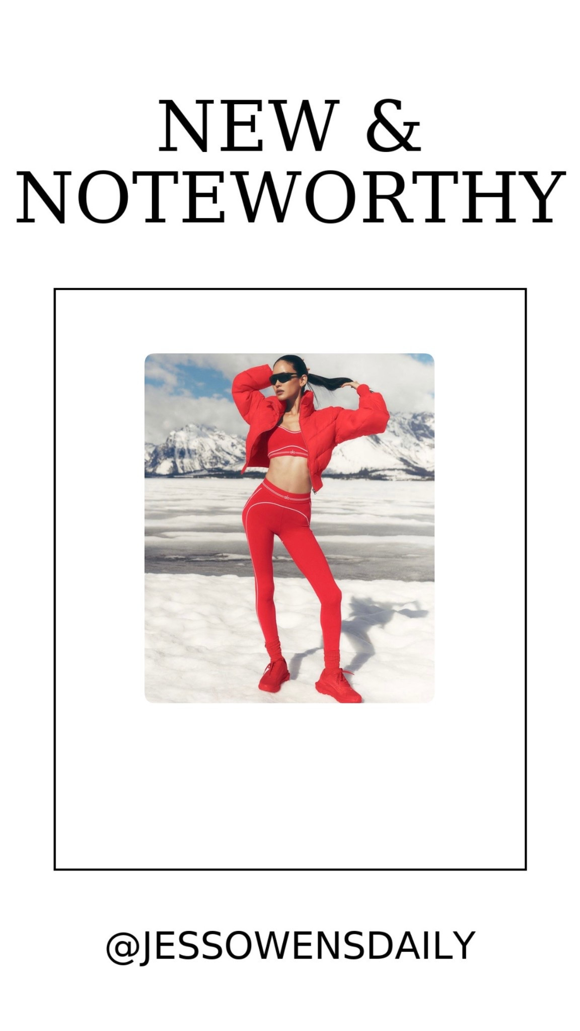 Bright Red Dropped 
Today ALO YOGA! I'm obsessed 

#LTKHoliday #LTKActive #LTKGiftGuide