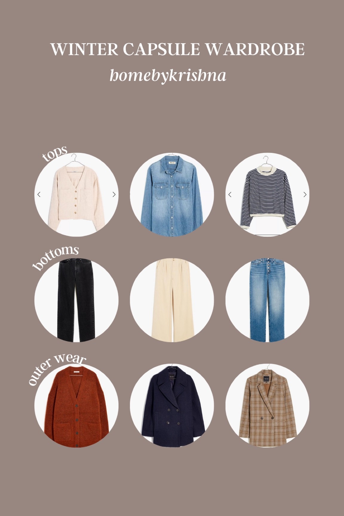 Winter wardrobe capsule - female 

#LTKsalealert #LTKstyletip #LTKSeasonal