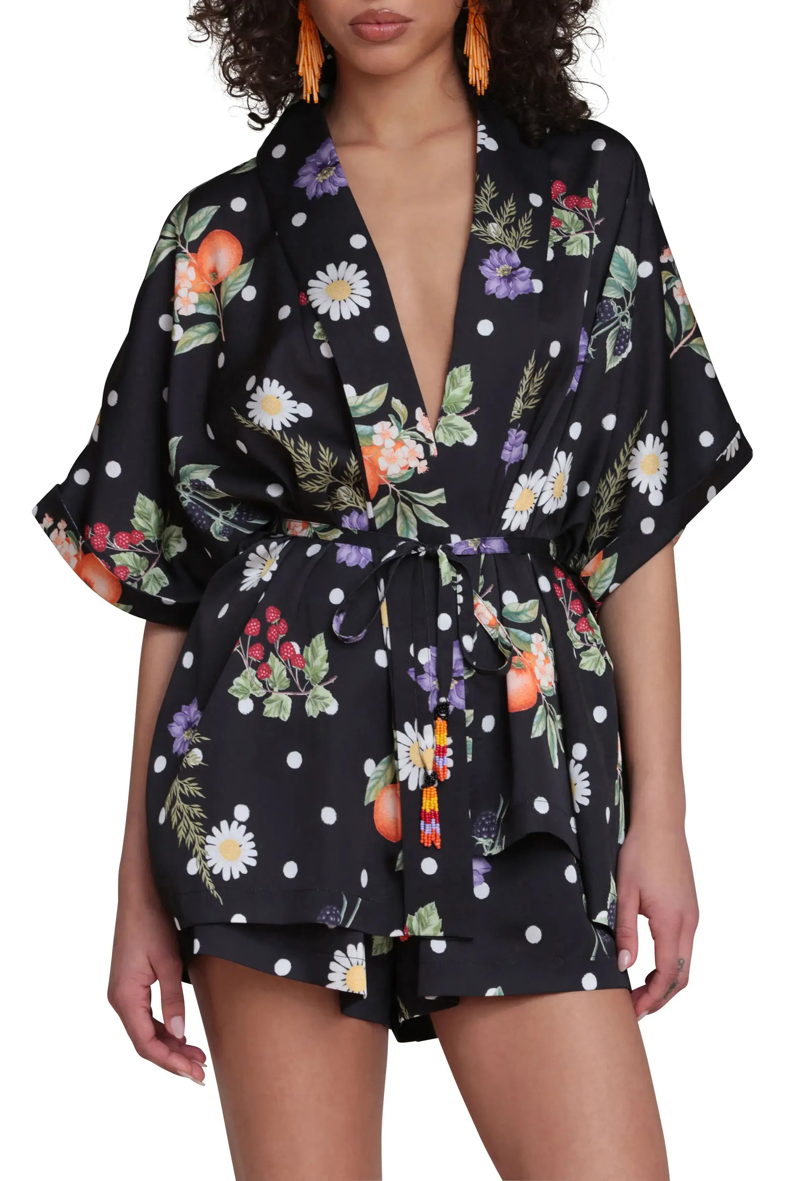 Floral Print Belted Tunic (Women) | Nordstrom | Nordstrom