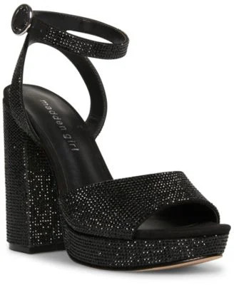 Madden Girl Women's Summit-R Rhinestone Platform Dress Sandal - Walmart.com | Walmart (US)