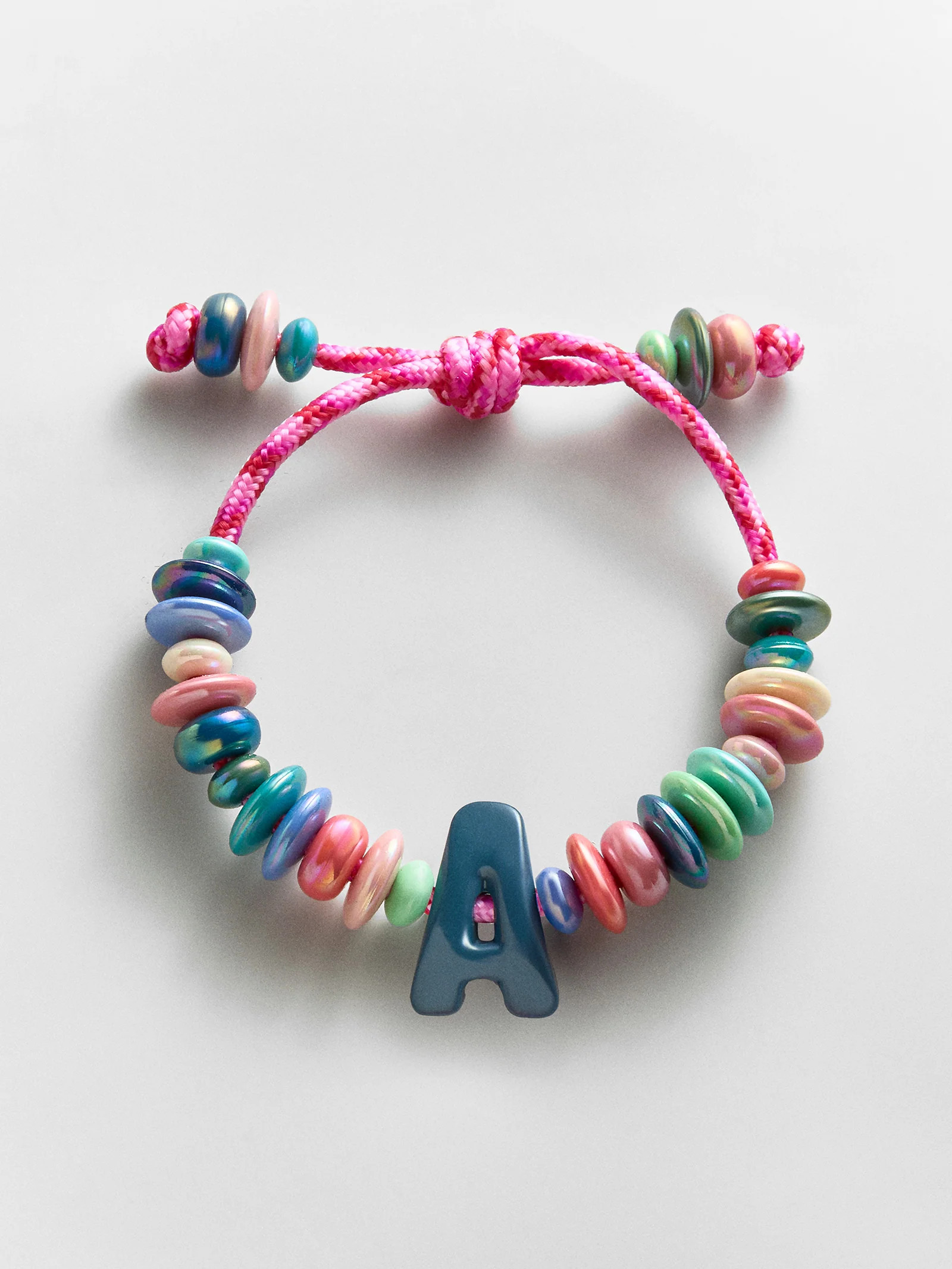 Make Waves Initial Bracelet - Multi/Navy | BaubleBar