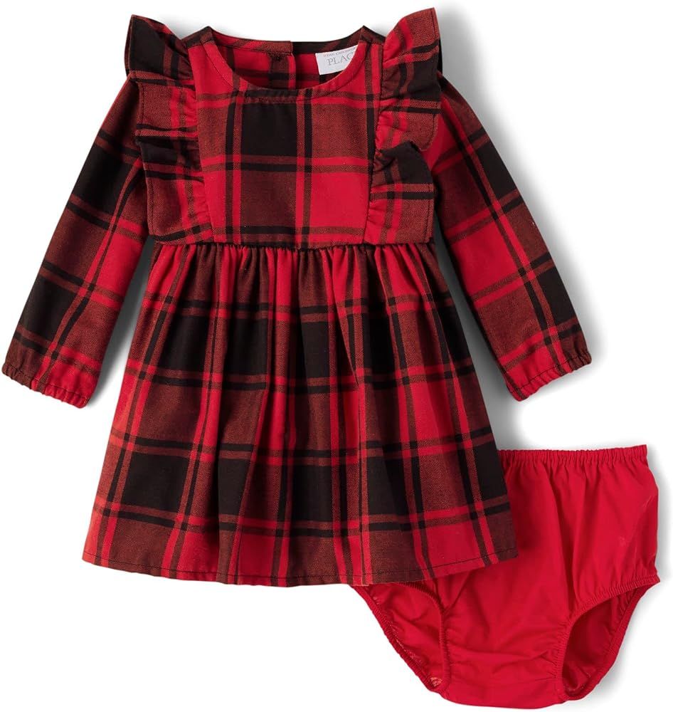 The Children's Place Baby Girls' Short Sleeve Fashion Dress | Amazon (US)