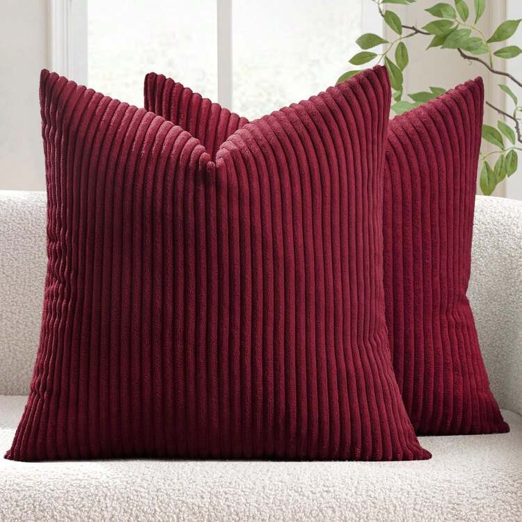 Burgundy pillows | SHEIN