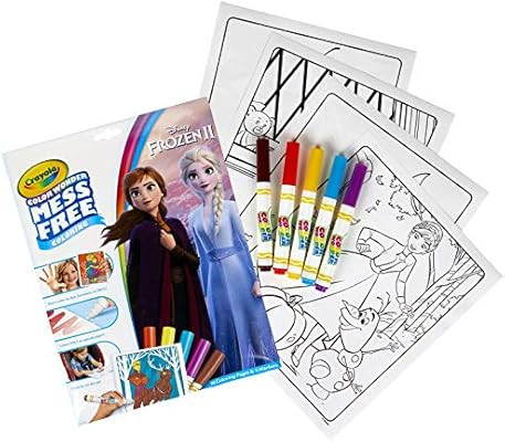 Crayola Color Wonder Frozen Coloring Book & Markers, Mess Free Coloring, Gift for Kids, Age 3, 4,... | Amazon (US)