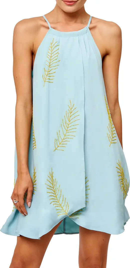 Joanna Beaded Palm Minidress | Nordstrom