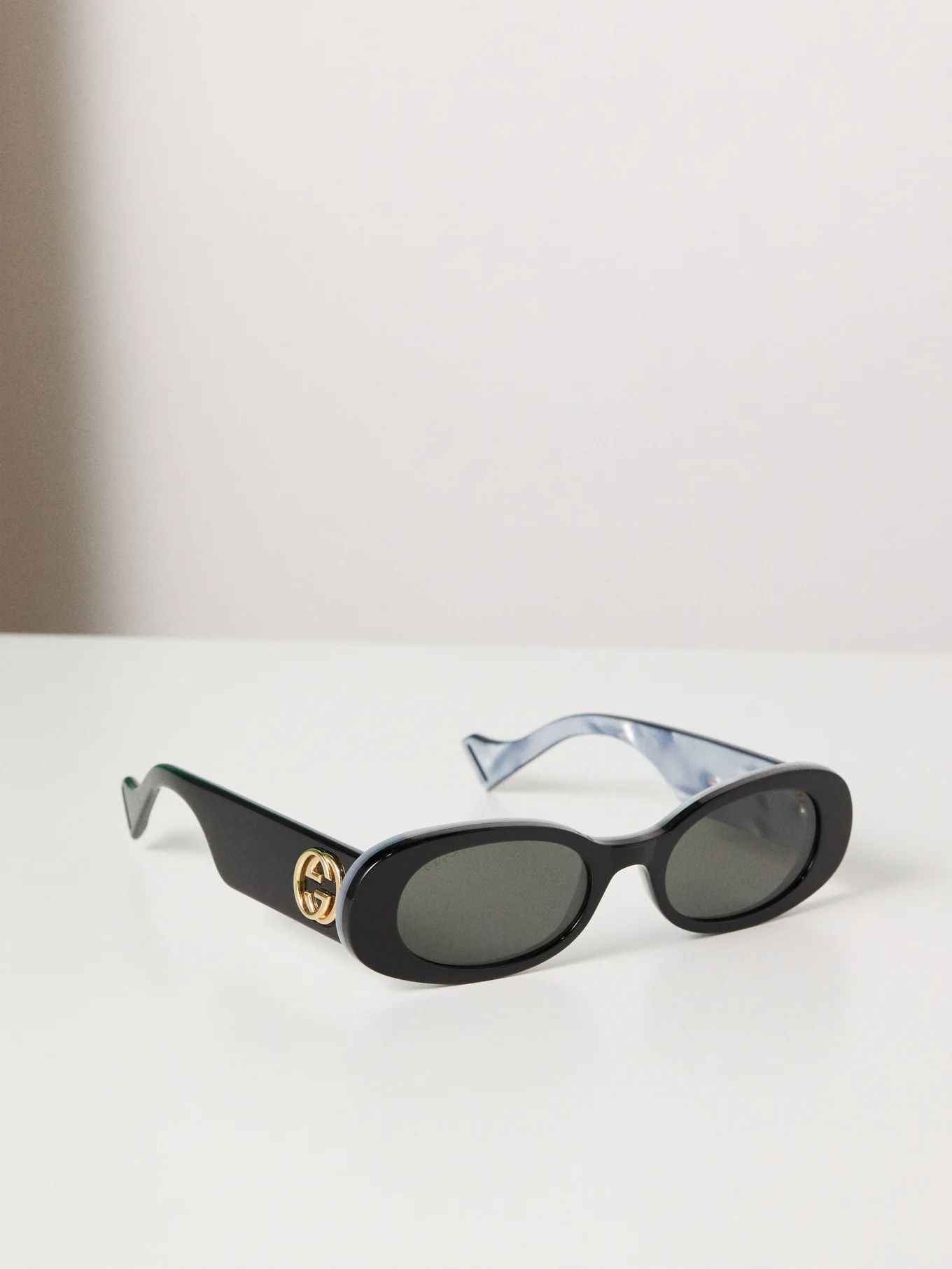 Oval acetate sunglasses | Matches (UK)