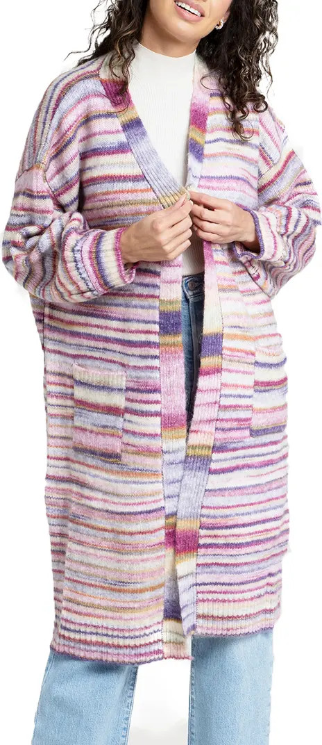 Stripe Knit Coatigan | Nordstrom Rack
