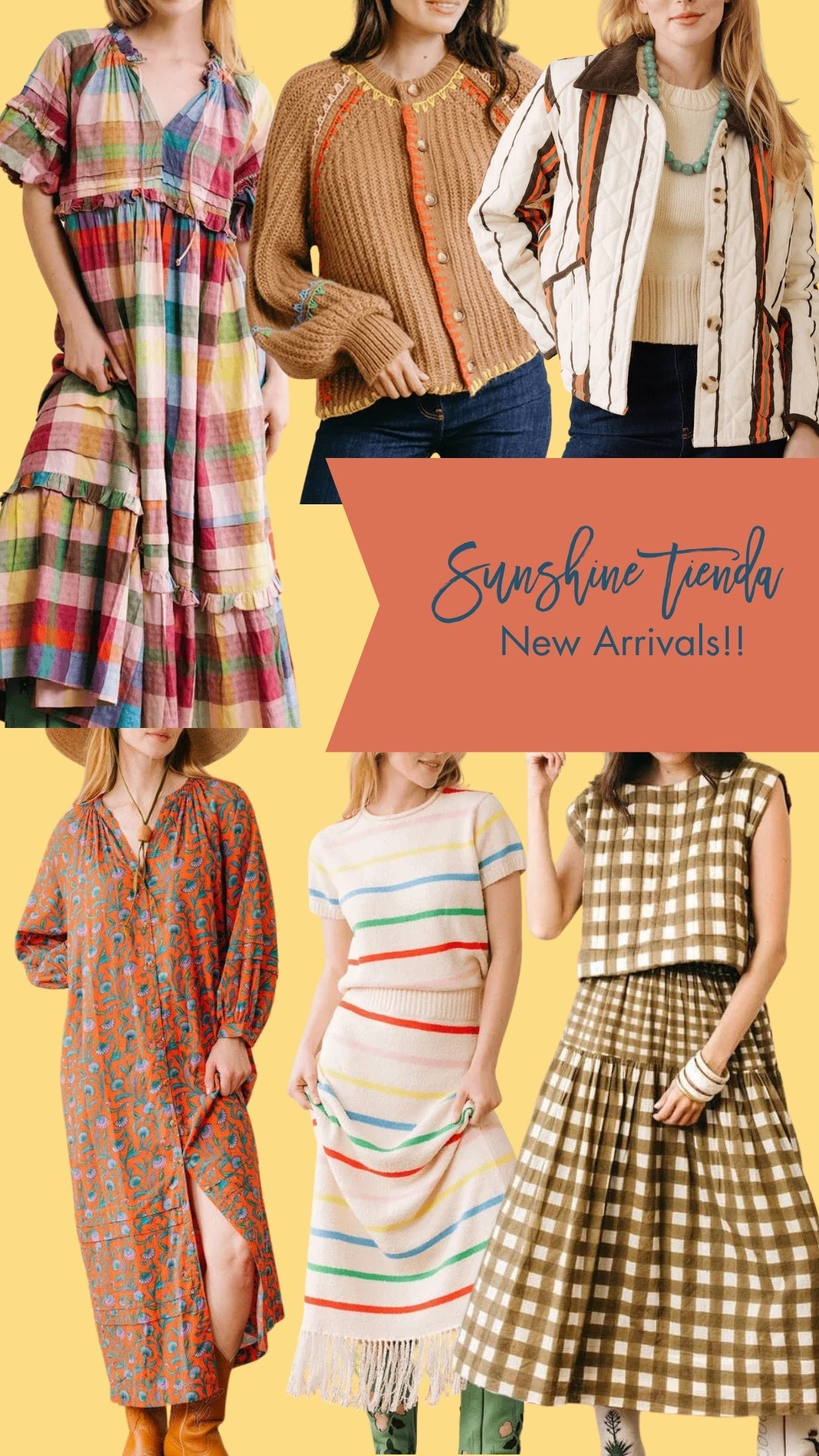 Sunshine Tienda new arrivals!! 

*code mixandmatch for 15% off

#LTKdayinmylife #LTKSeasonal #LTKOver40