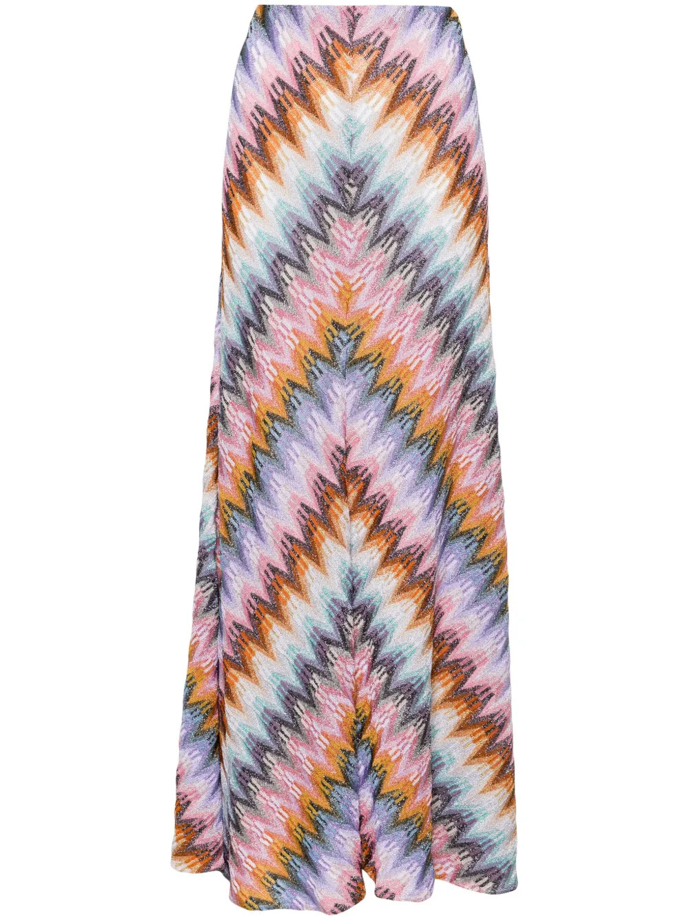 Missoni zigzag-pattern A-line Maxi Skirt  | Pink | FARFETCH | Farfetch Global