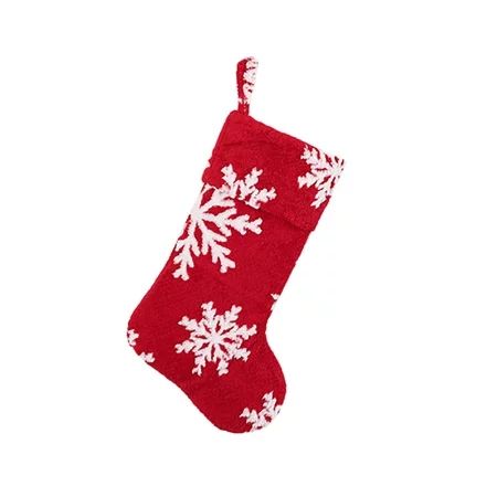 Christmas Tree Skirt Red Snowflake Tree Skirt Double Layer Xmas Tree Skirts For Holiday Christmas De | Walmart (US)