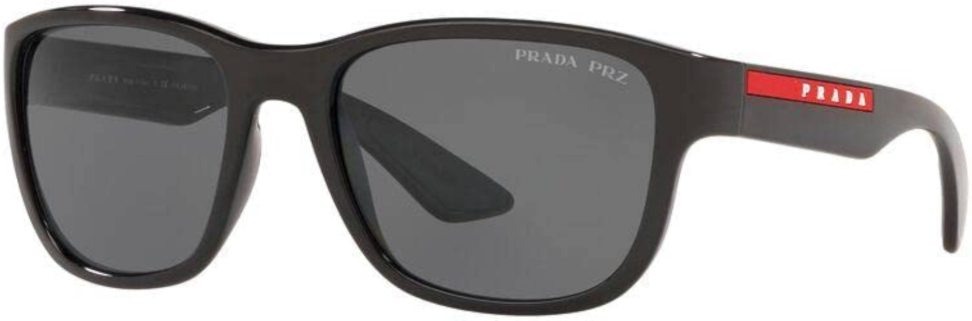 Sunglasses Prada Linea Rossa PS 1 US 1AB5Z1 Black | Amazon (US)