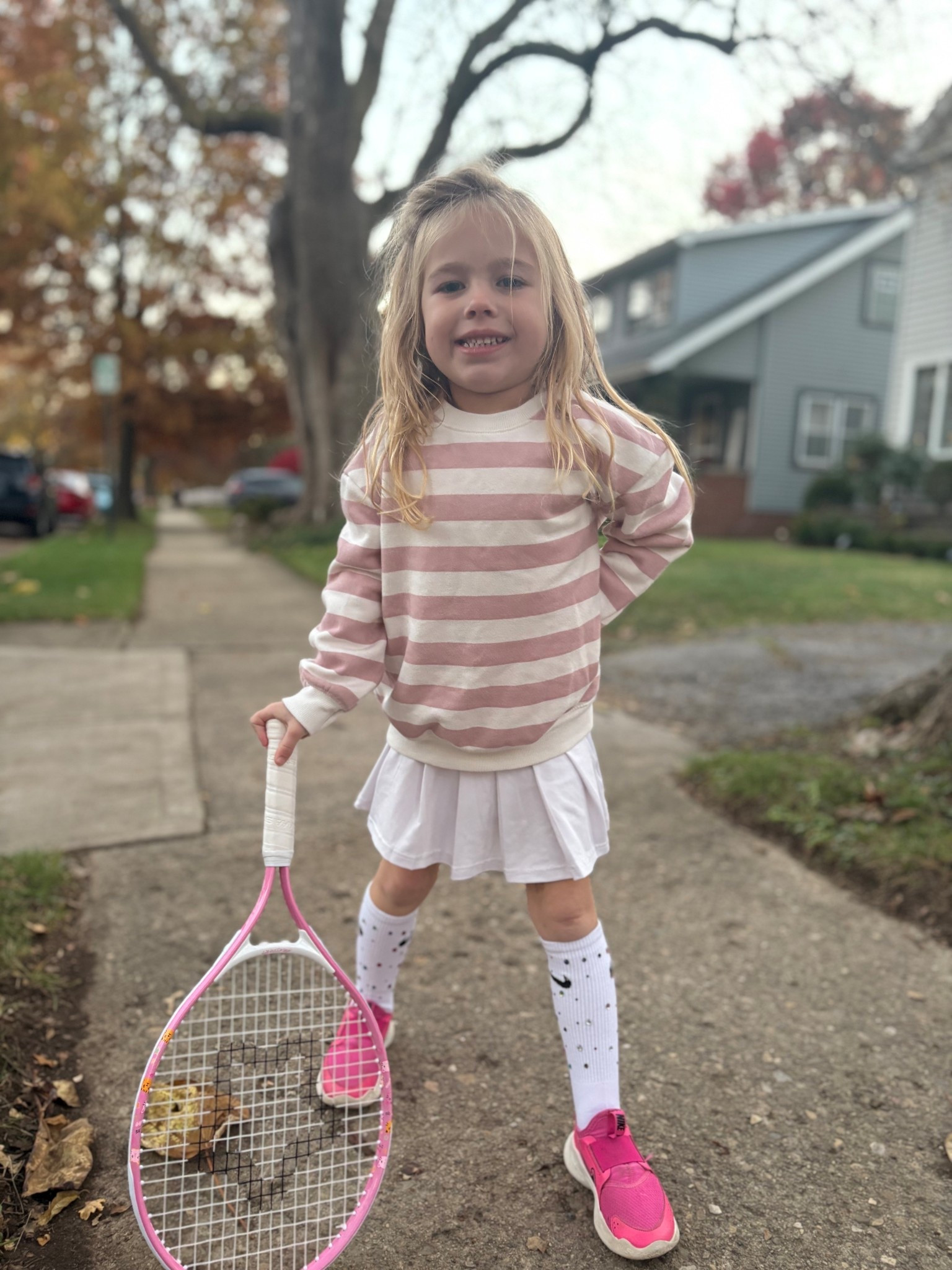 Olivia started tennis this winter!
Her socks are my favorite 😍 
Kids tennis outfit
Tennis skirt
Nike jeweled socks
Nike socks for girls
Athletic socks for girls
Sparkle tennis outfit 
Kids tennis racket


#LTKfitnessgoals #LTKootd #LTKKids