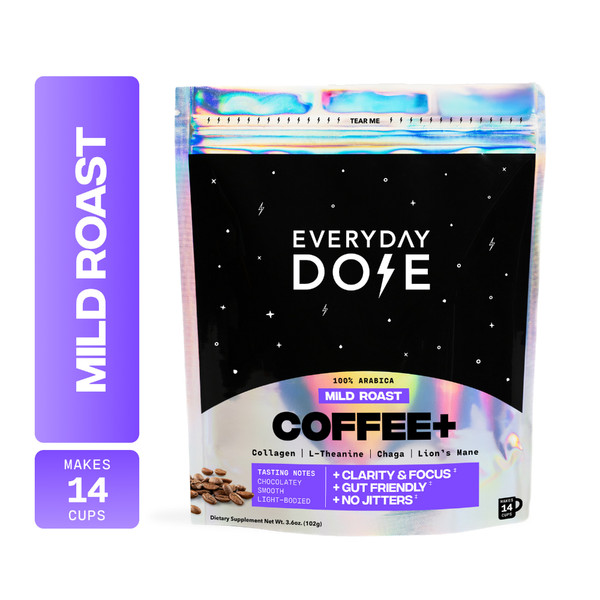 Everyday Dose Mild Roast Functional Coffee, Energy, Focus, Jitter Free | Instacart