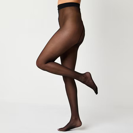 Arizona Sheer Tights, Small-medium, Black | JCPenney