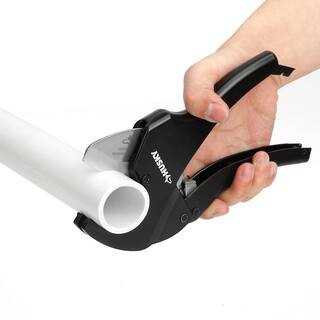 Husky 1-1/4 in. Ratcheting PVC Cutter 16PL0101-1 | The Home Depot