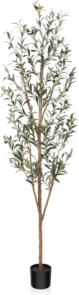 Kazeila Artificial Olive Tree Realistic Fake Silk Tree 6 Feet Tall Faux Plant for Home Decor Indo... | Amazon (US)