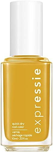 essie expressie Quick-Dry Vegan Nail Polish, Taxi Hopping, Acidic Yellow, 0.33 Ounce | Amazon (US)
