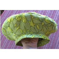 Art Beret, Floppy Yellow Hat, Oversize Flower Artist Print French Beret | Etsy (US)