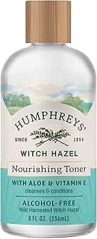 Humphreys Witch Hazel Nourishing Toner | Wild Harvested Witch Hazel & Aloe | Alcohol-Free | Natur... | Amazon (US)