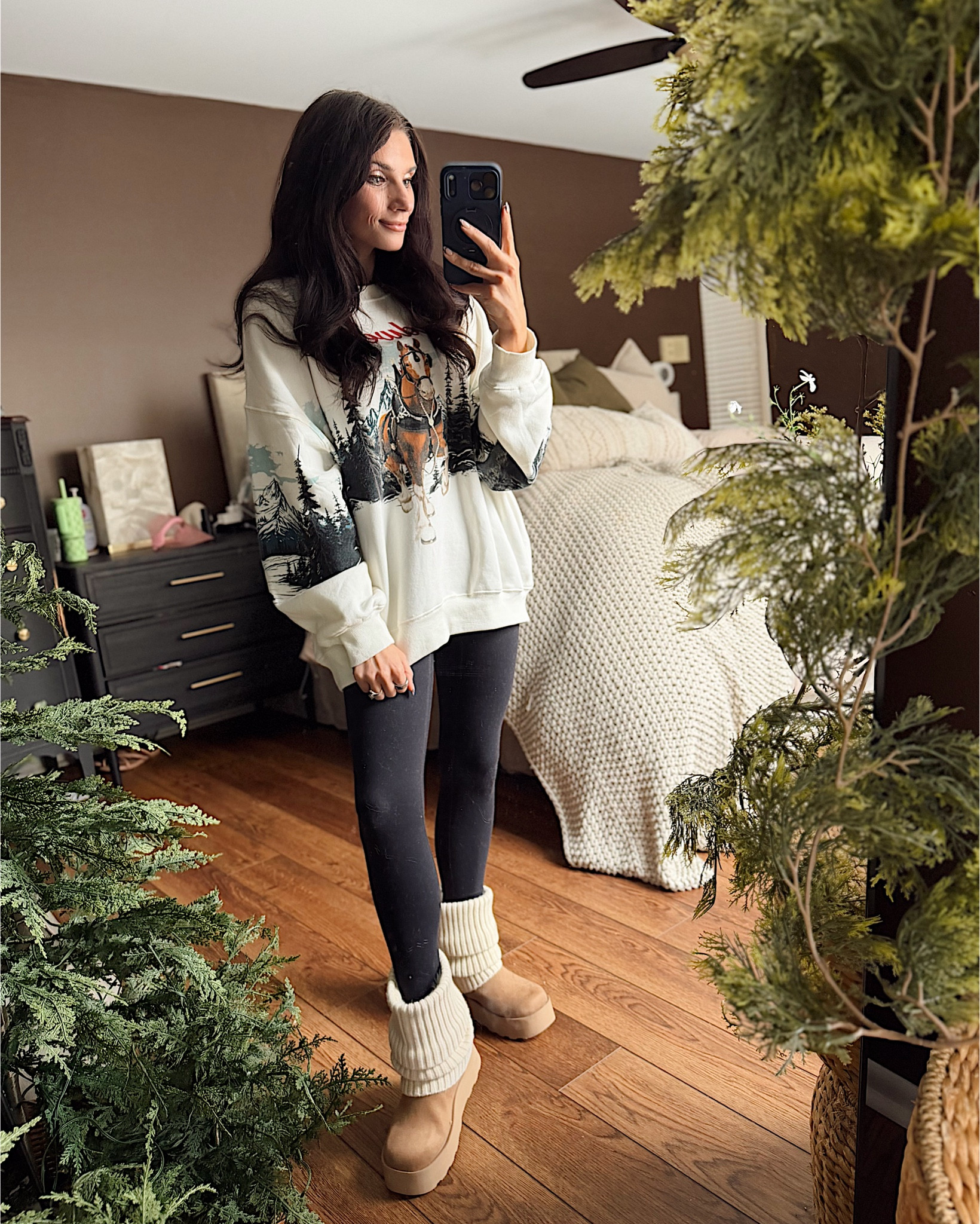 Couldn’t have asked for a better opportunity to wear this sweatshirt from @target than the first day of snow for the area! Paired it with my @amazon jacket, favorite @yitty leggings and cute boots from @walmart ❄️

#LTKHoliday #LTKSaleAlert #LTKFindsUnder50