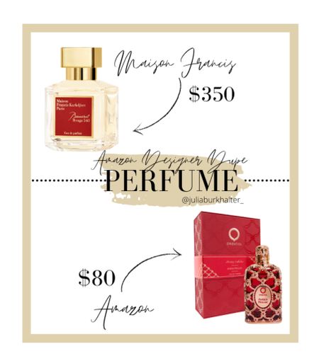 Baccarat Rouge DUPE!!!!! Seriously smells exactly like this designer perfume for a fraction of the cost! Plus I think it last way longer!! 

Baccarat // perfume dupe // designer // luxury perfume 

#LTKGiftGuide #LTKbeauty #LTKHoliday