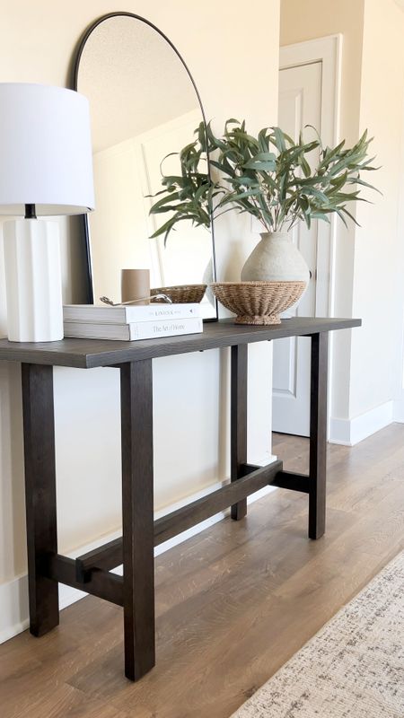 AMAZON CONSOLE STYLING
EVERYTHING AVAILABLE ON Amazon! This console table is such a great designer look for less. It comes in four different wood tones. Amazing quality!

Console table, entryway, table, wall mirror, arched mirror, table, lamp, table, decor, home, decor, shelf, decor, neutral, decor, vase, large vase, neutral, vase, decorative bowl, coffee, table, books, folk, greenery, Amazon, home, amazon finds Amazon decor 

#LTKsalealert #LTKfindsunder100 #LTKhome