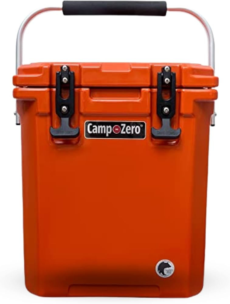 CAMP-ZERO 16L Tall Cooler/Ice Chest with Carry Handle and 2 Molded-in Cup Holders | Includes Remo... | Amazon (US)