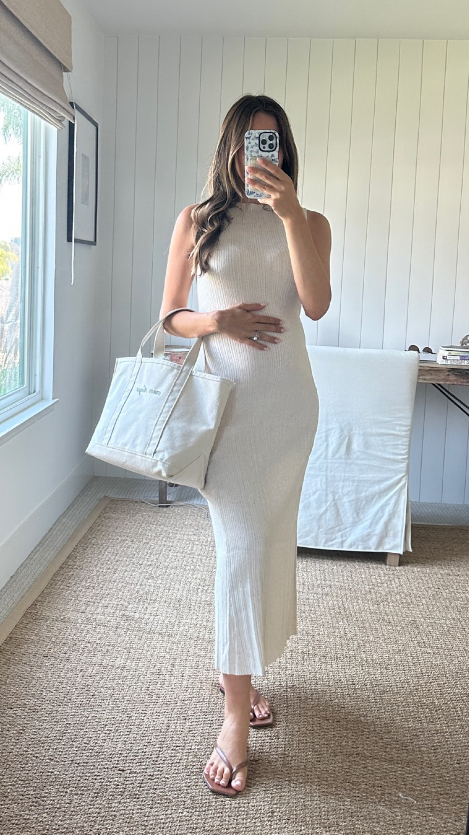 Summer bump outfit! Dress on sale! White dress, summer dress, summer outfit, tote bag

#LTKStyleTip #LTKSaleAlert #LTKBump