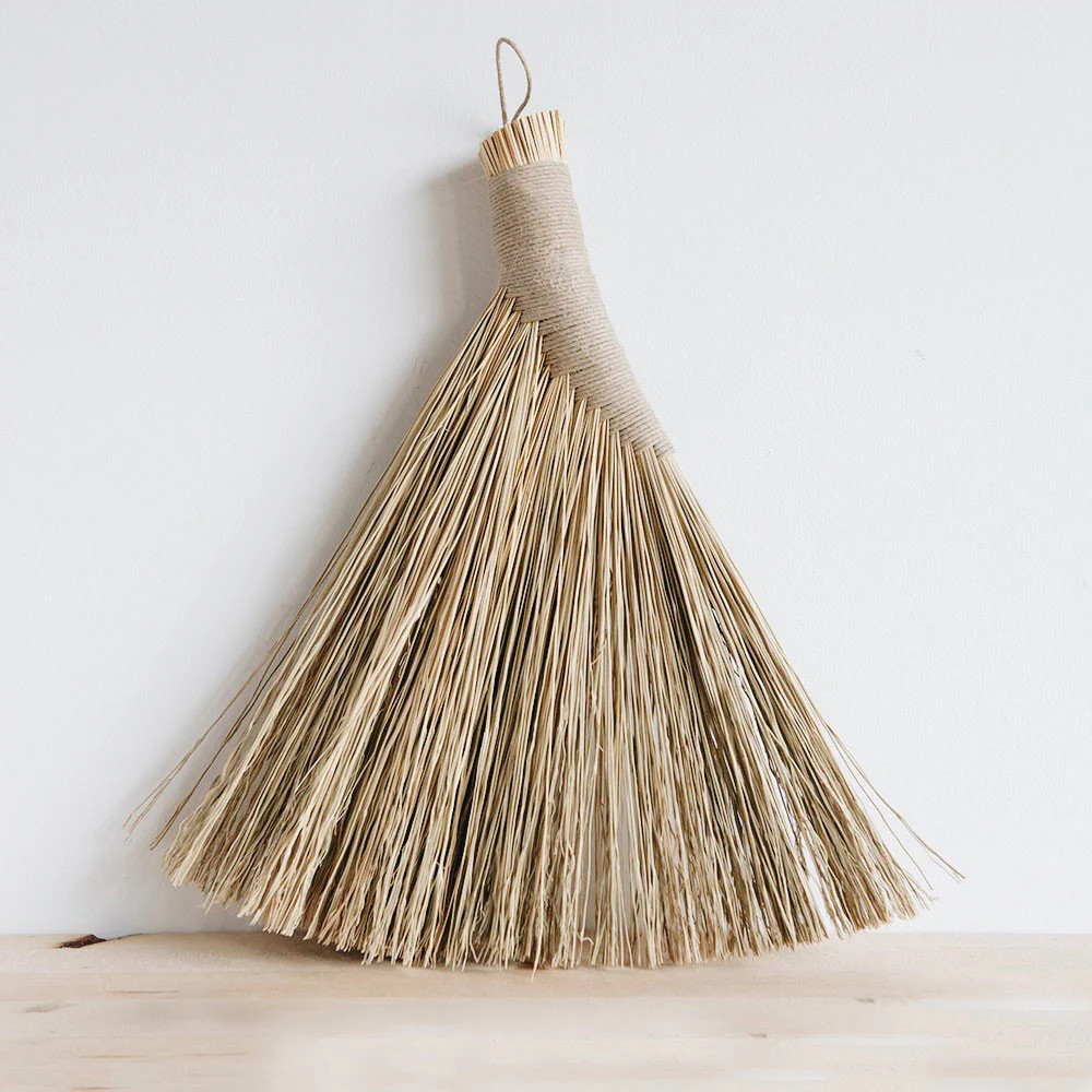 Turkey Wing Shaker Hand Broom | Roan Iris