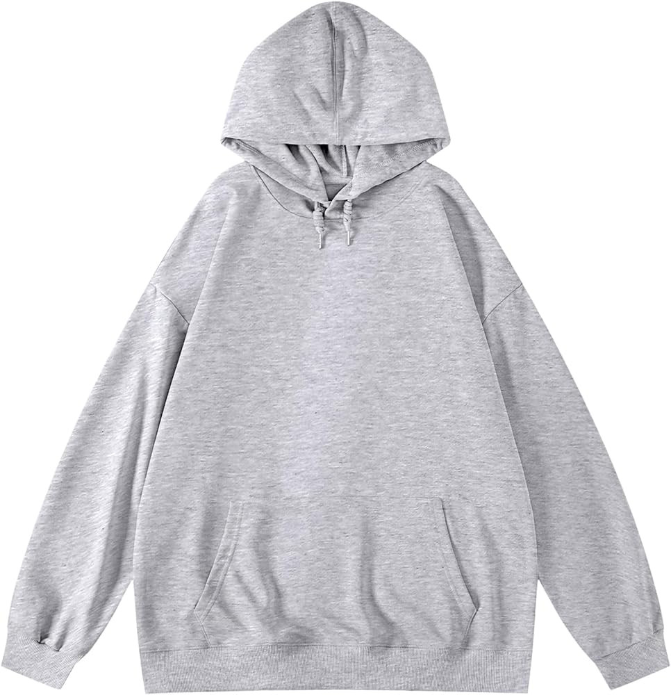 Wrenpies Oversized Lightweight Hoodies Pullover Hooded Sweatshirt for Women Solid Basic Casual Lo... | Amazon (CA)