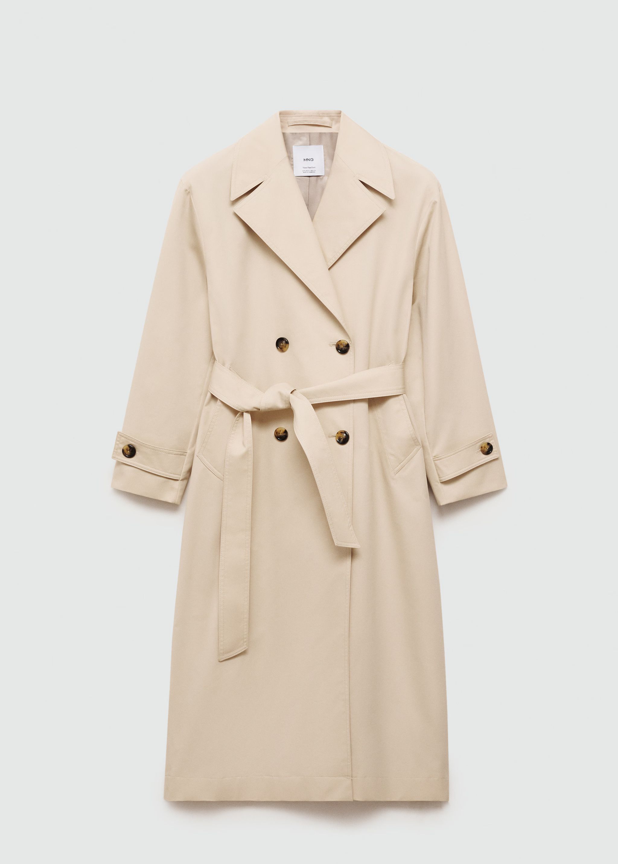 Double-button trench coat - Woman | MANGO USA | MANGO (US)