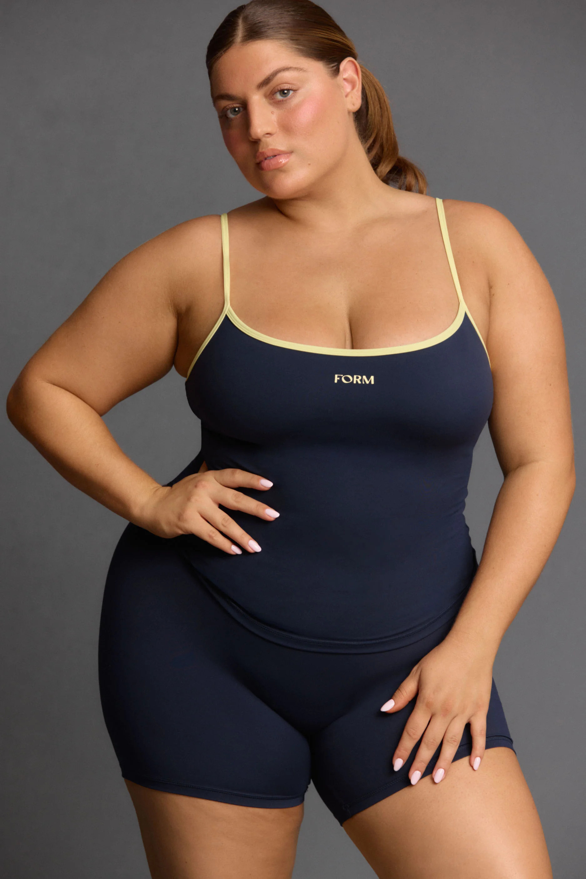 FORM Cami - Navy/Lemon | FORM