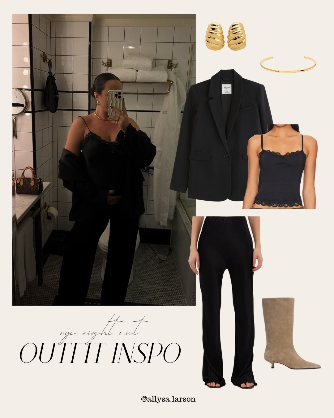 What I wore for a night out in nyc - loving these black satin pants from Dissh. They are so comfy and perfect for fall!

#LTKSeasonal #LTKStyleTip #LTKFindsUnder100