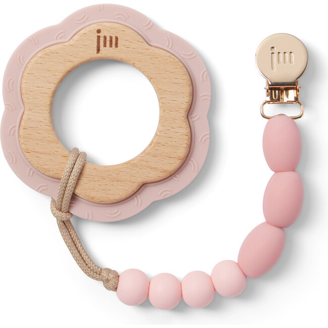 Rose Teether + Clip Set | Maisonette