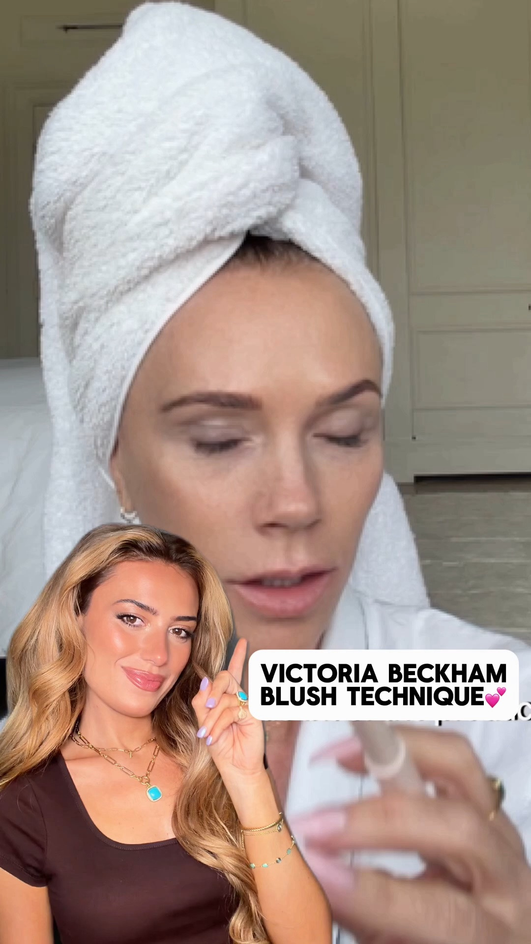 Victoria Beckhams heart blush technique💕

#LTKBeauty