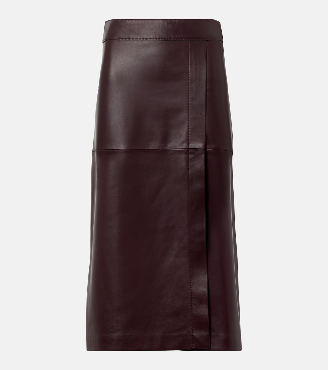 Leather midi skirt | Mytheresa (US/CA)