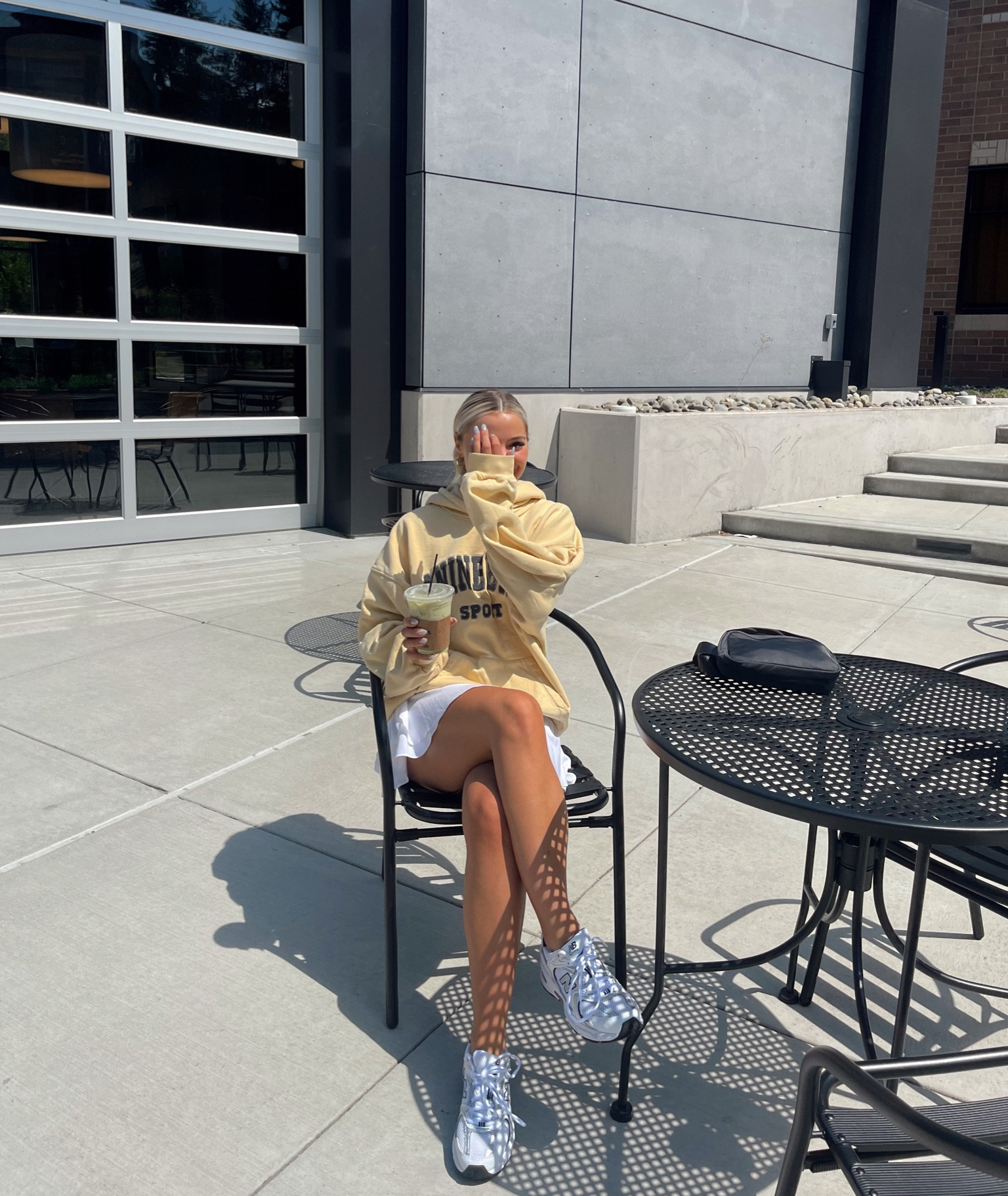 Comfy fits for the win💛 literally wearing this hoodie on repeat. 

Wearing size medium in the hoodie and a 4 in the tennis skirt 🤍

#LTKstyletip #LTKSeasonal #LTKFind