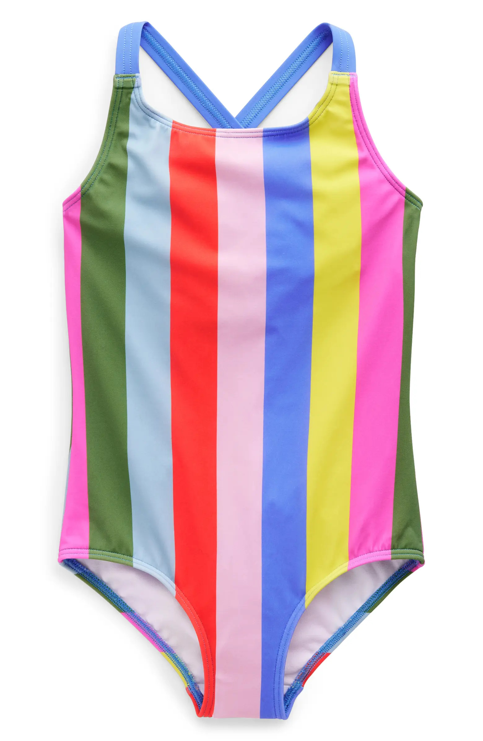 Kids' Stripe One-Piece Swimsuit | Nordstrom