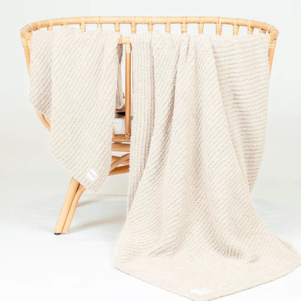 Chenille Blanket - Dune - Small & Large | Lou Lou & Company