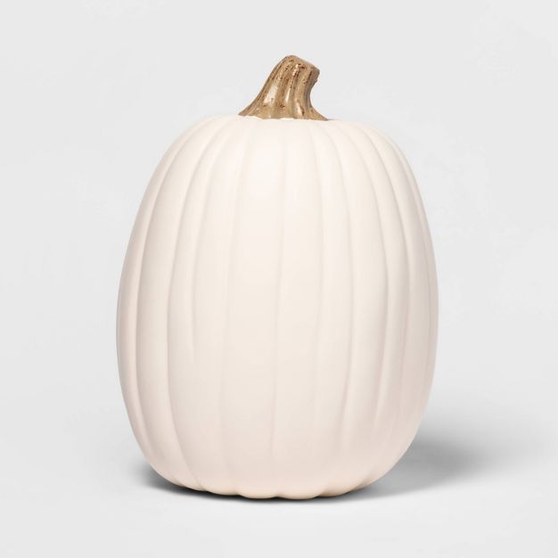 13&#34; Carvable Faux Halloween Pumpkin Cream - Hyde &#38; EEK! Boutique&#8482; | Target