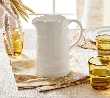 Heirloom Stoneware Pitcher | Pottery Barn (US)