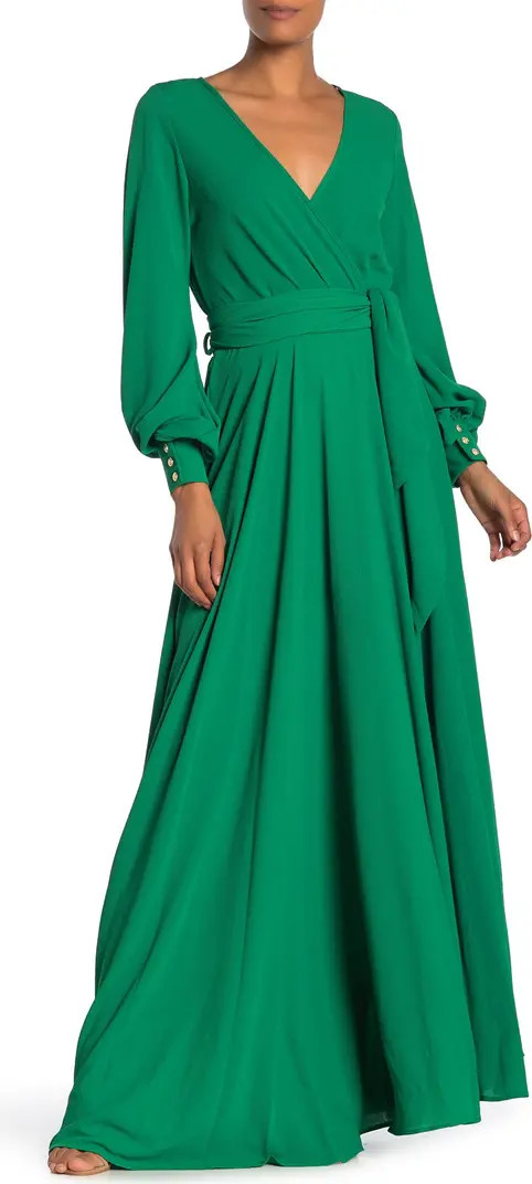 Lilypad Surplice Maxi Dress | Nordstrom Rack
