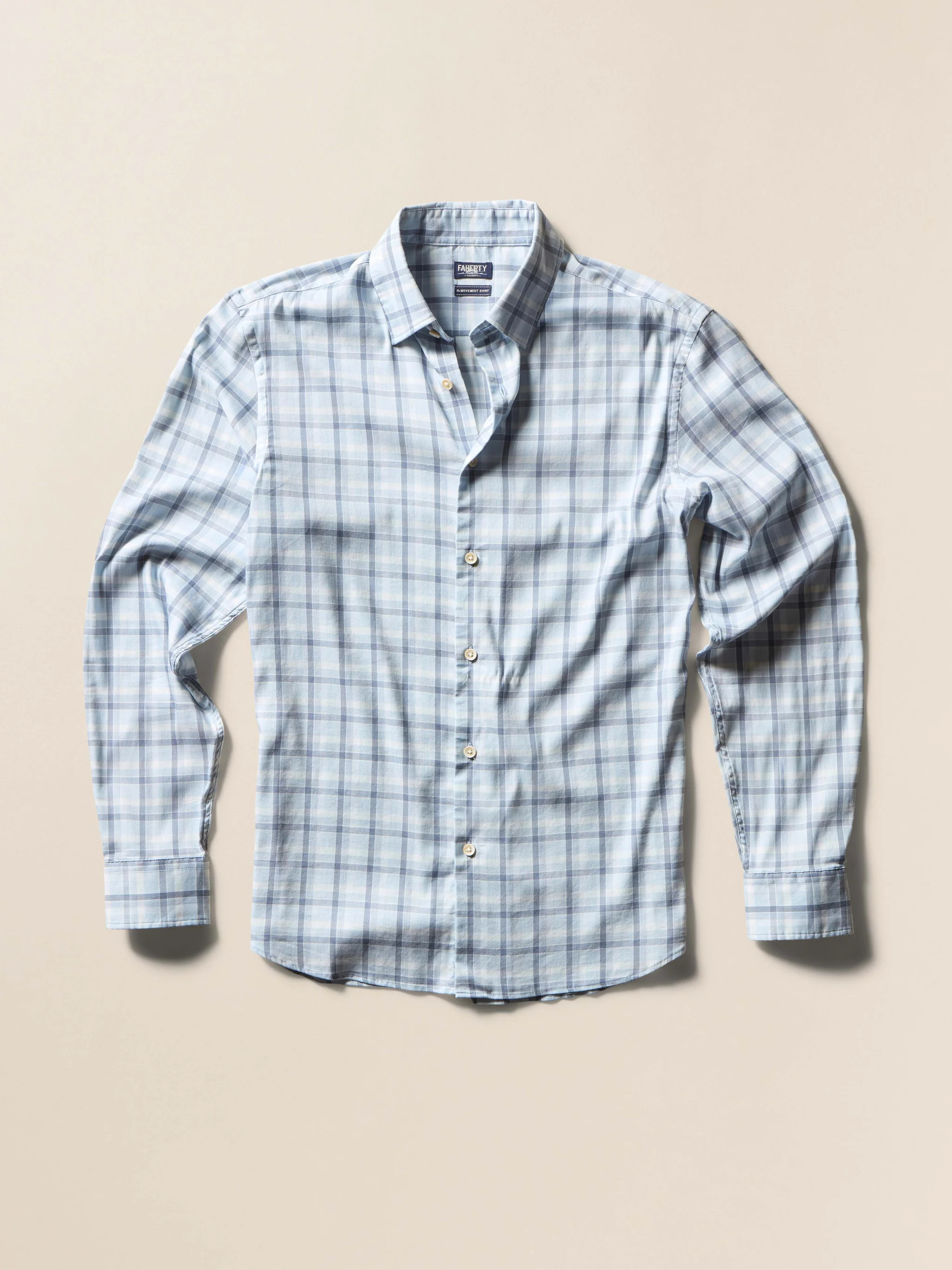 Movement™ Monterey Shirt - Sky Storm Plaid | Faherty