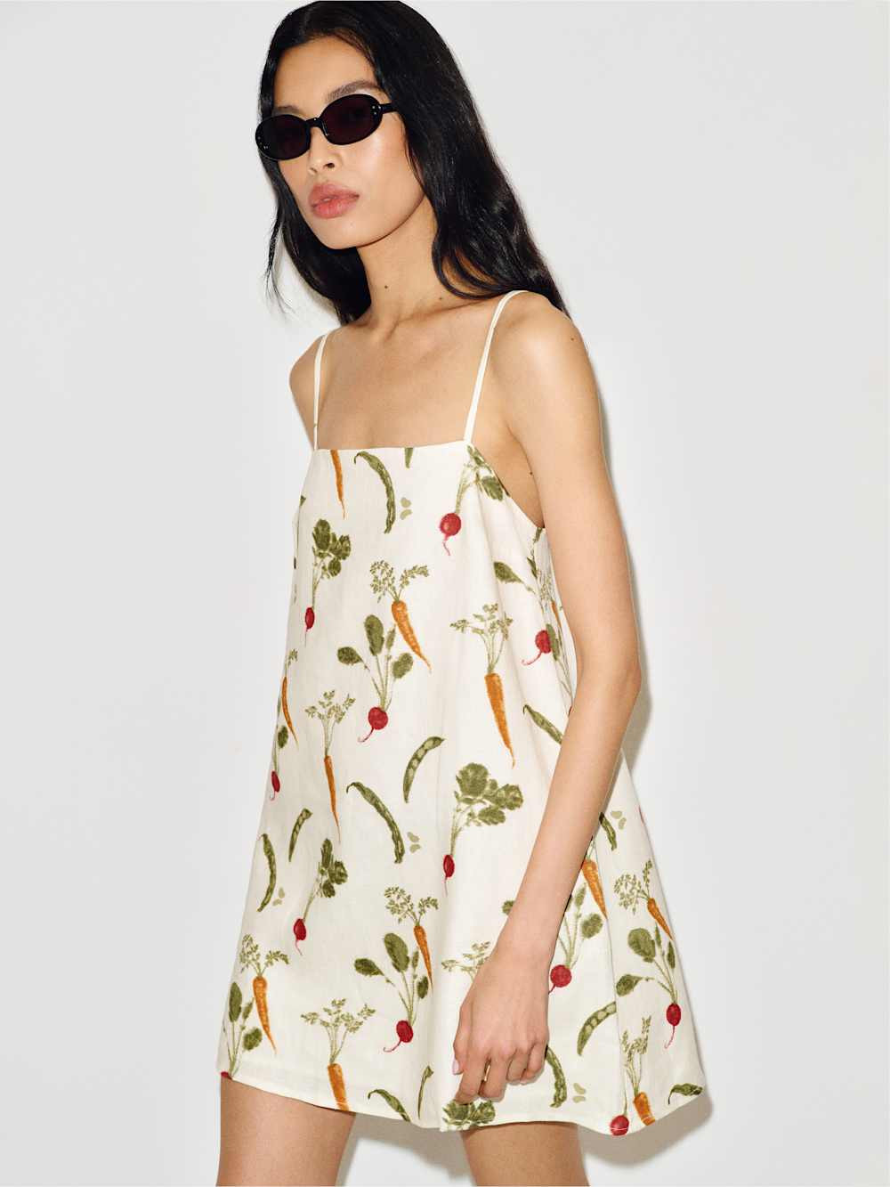 Aubree Linen Dress | Reformation (Global)
